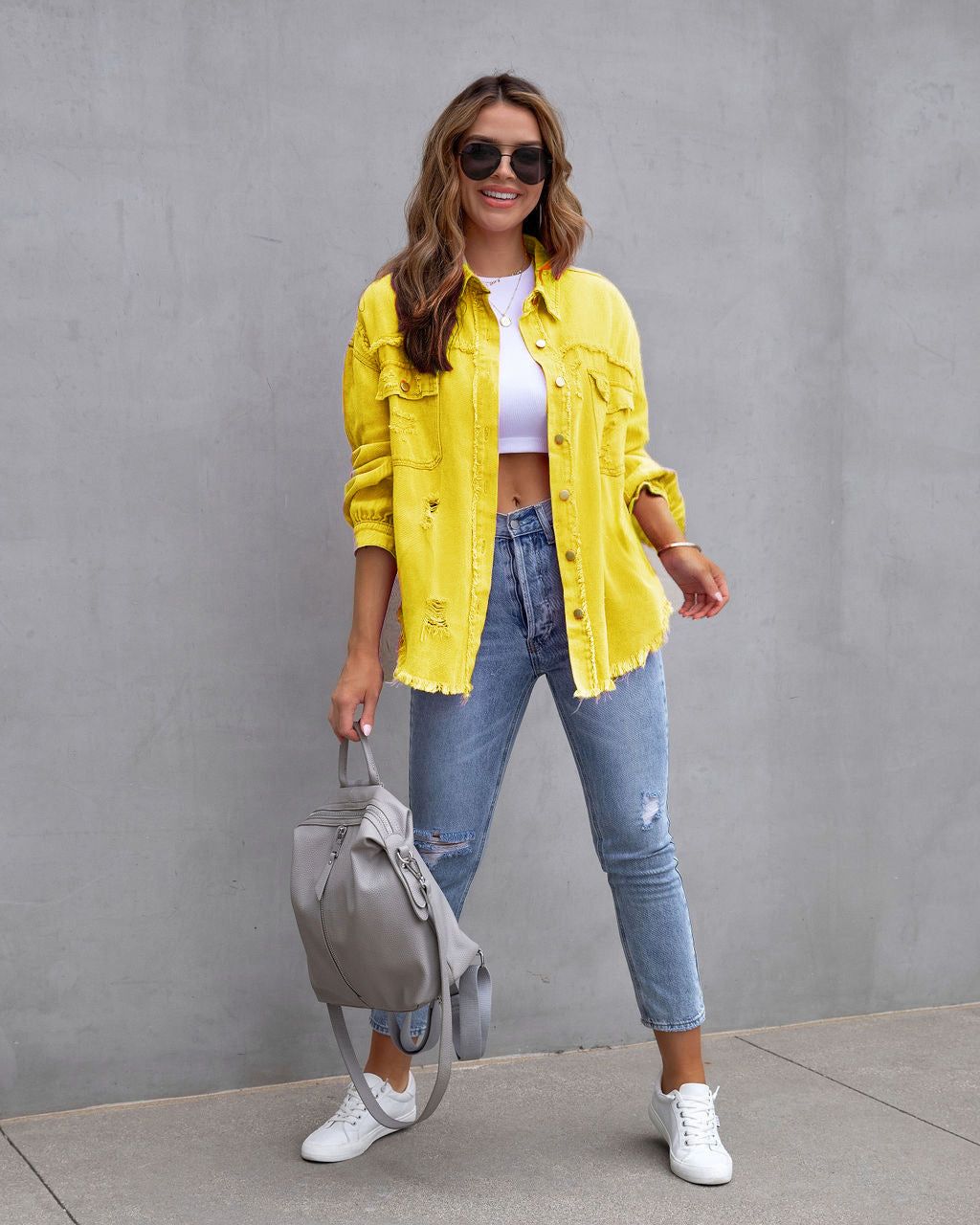 Ripped Women's Denim Jacket