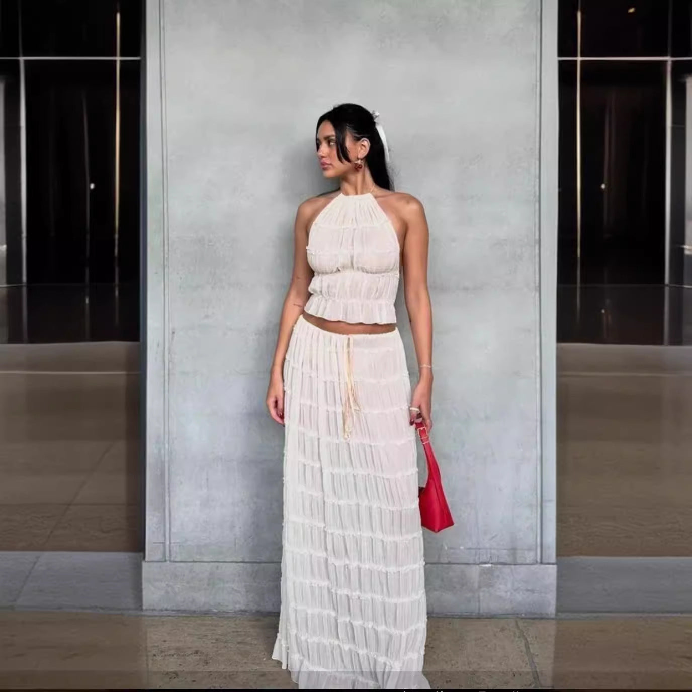 Halter Maxi Set