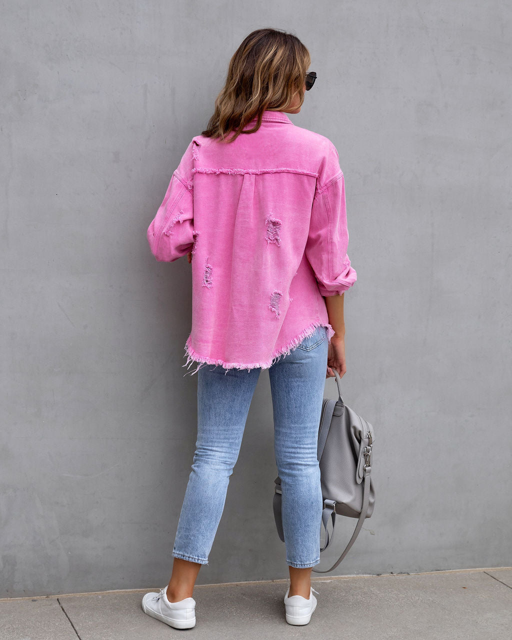 Ripped Women's Denim Jacket