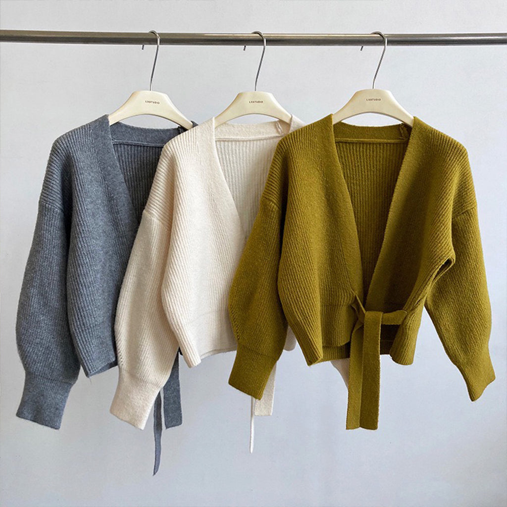 Knitted Cardigan V-neck