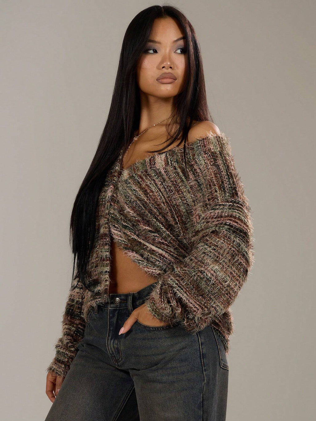 Stripe Knitted Sweater