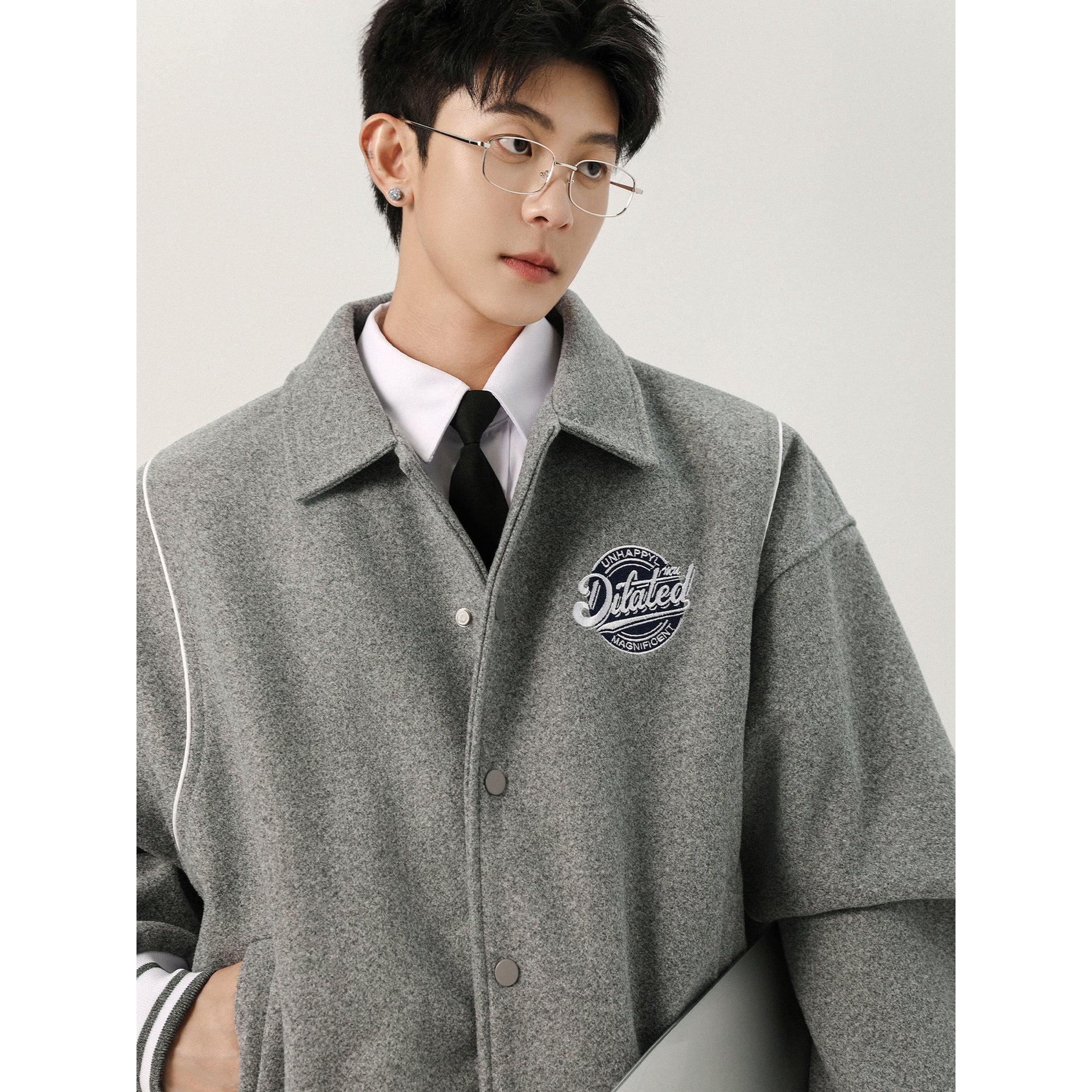 Vintage Flower Gray Jacket
