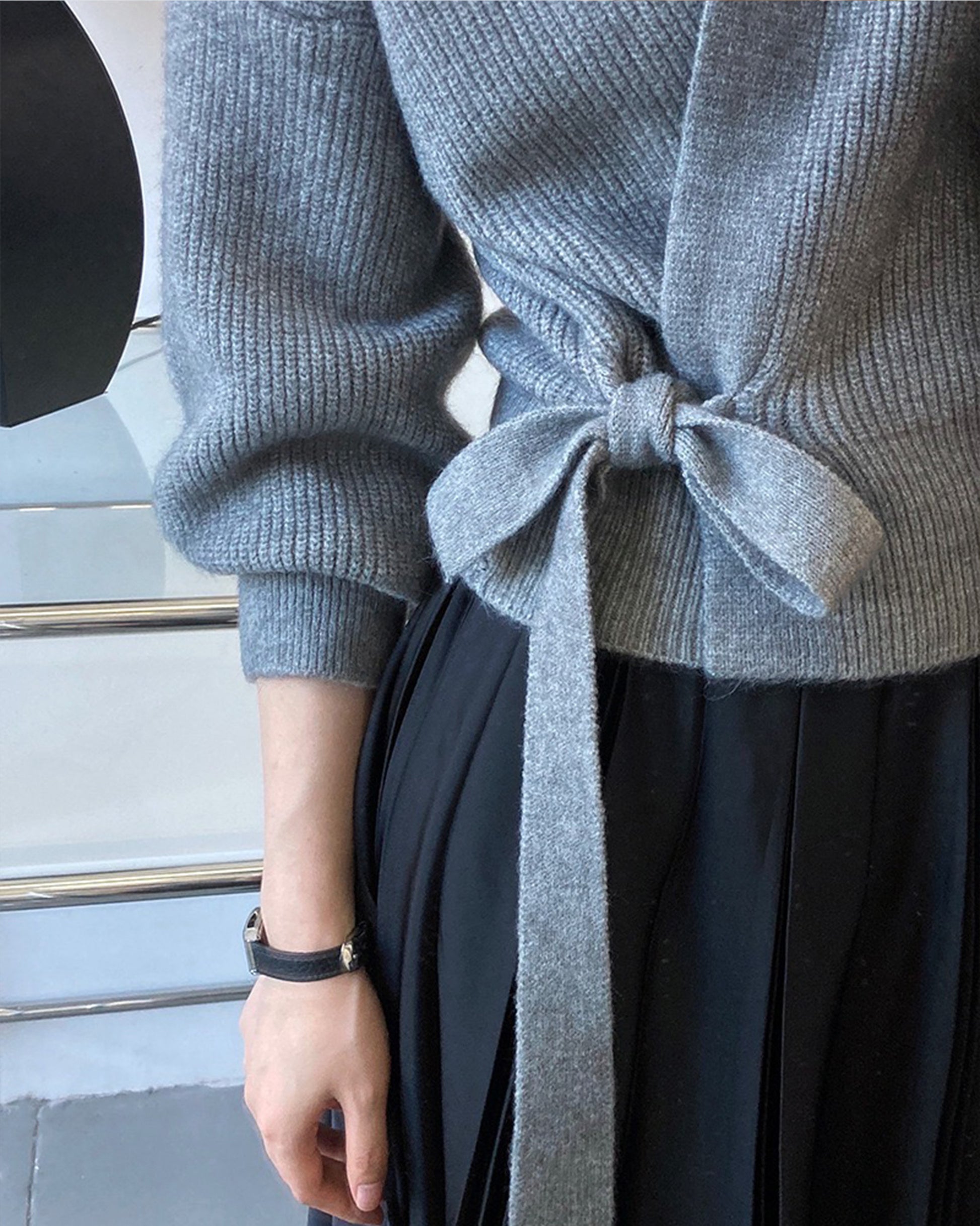 Knitted Cardigan V-neck