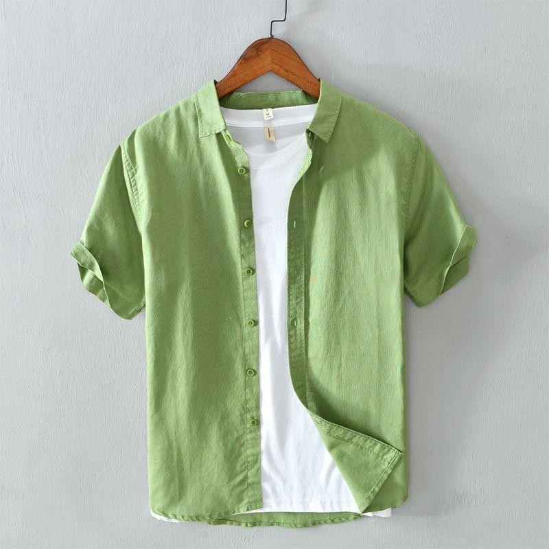 Slim-fit Linen Cardigan
